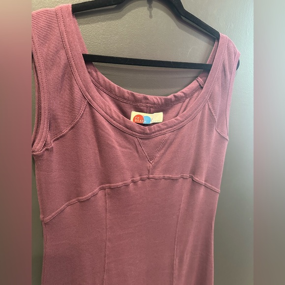Free People | FP Beach | Purple Ribbed Sleeveless Maxi Dress | Medium | NWOT - Picture 3 of 7